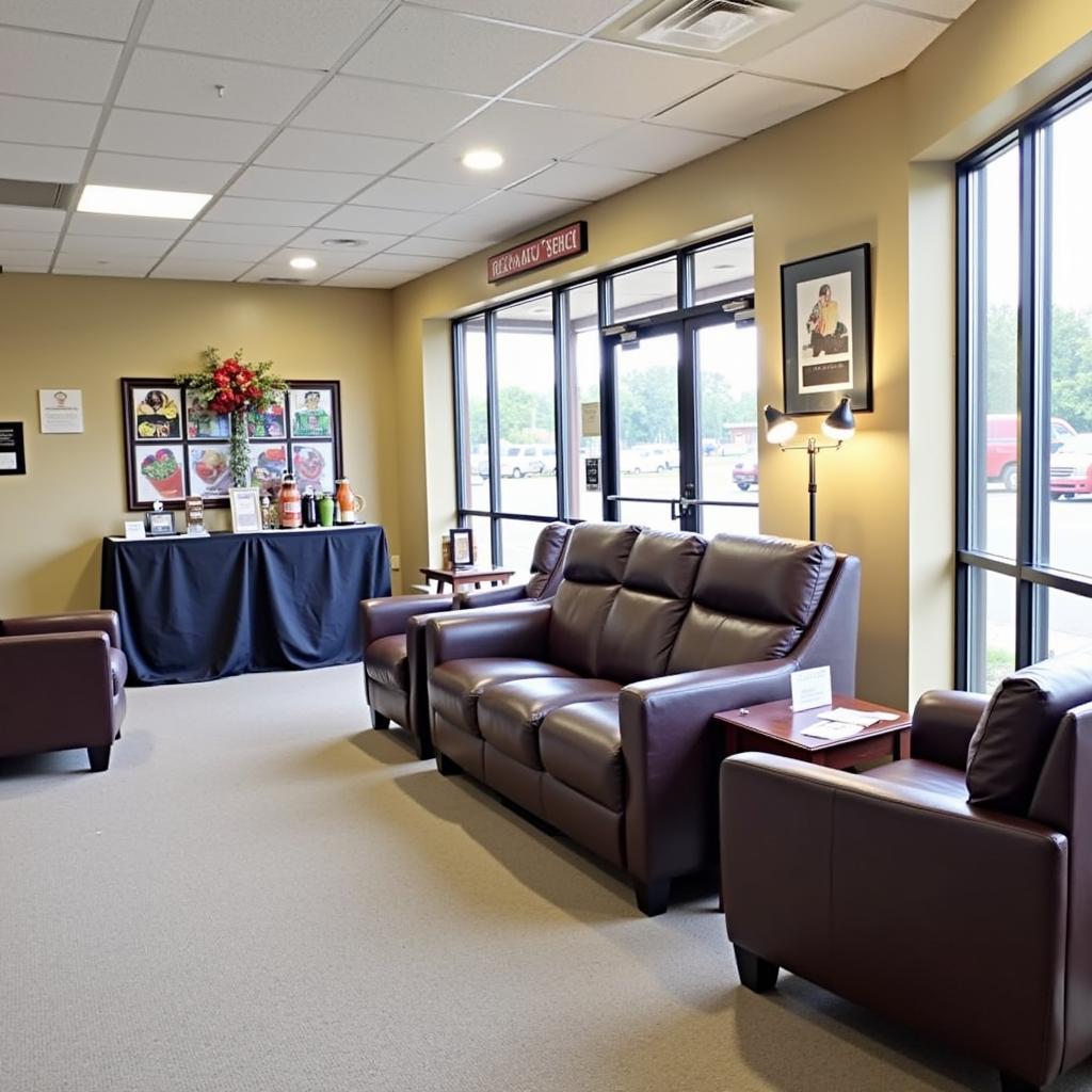 Comfortable Customer Waiting Area at Barton's Auto Service