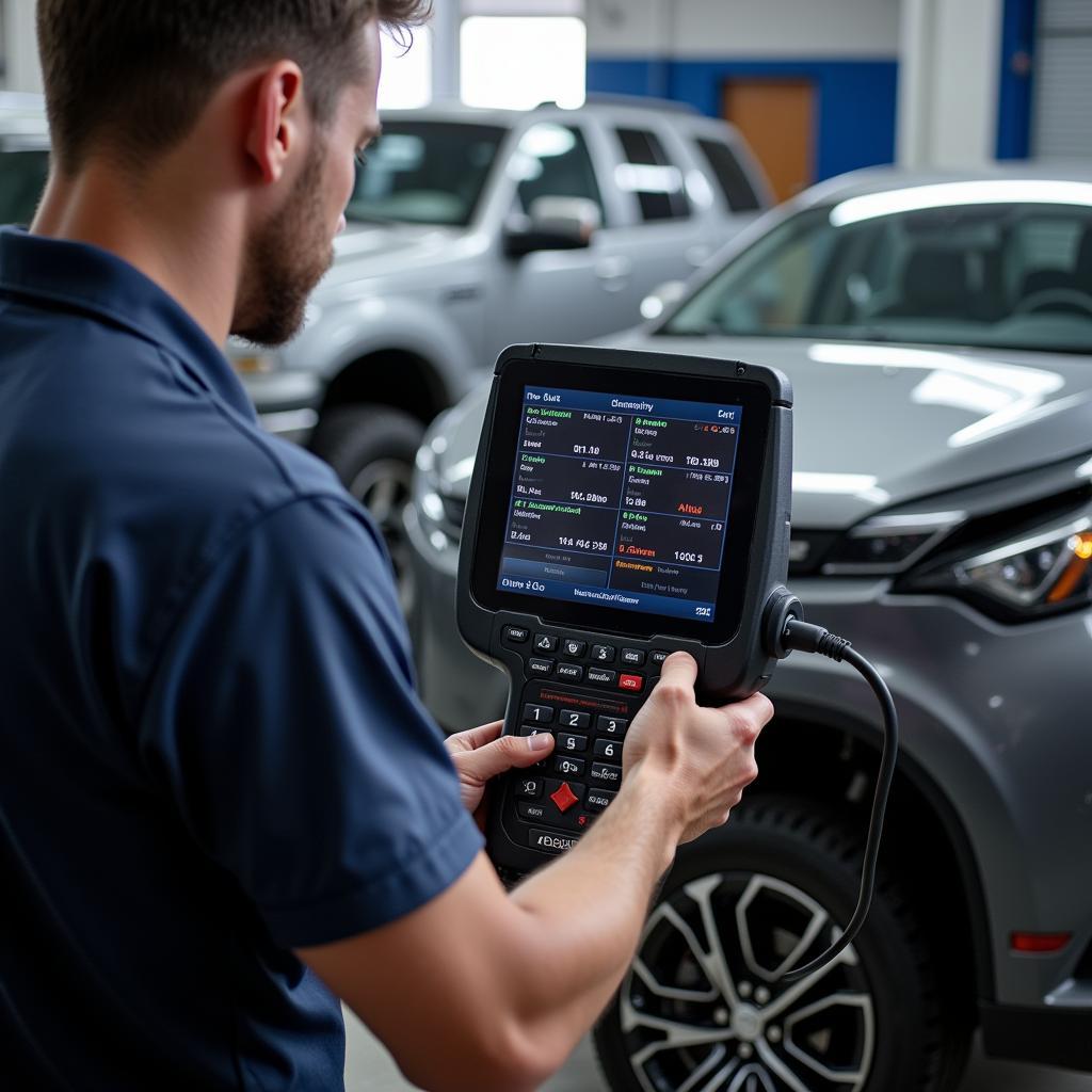 Modern Diagnostic Equipment Being Used in an Emporia KS Auto Shop