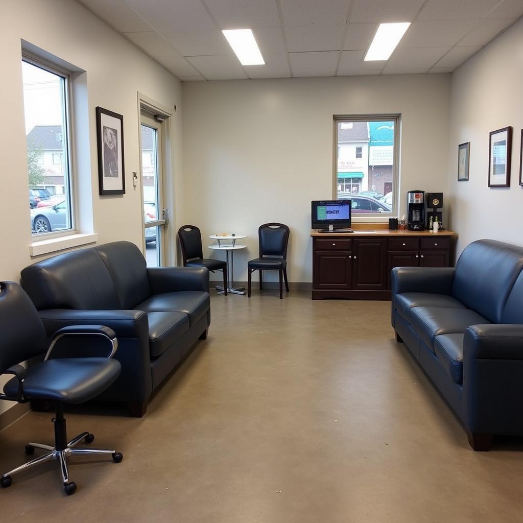 Comfortable Customer Waiting Area at Bitterlings Auto Service