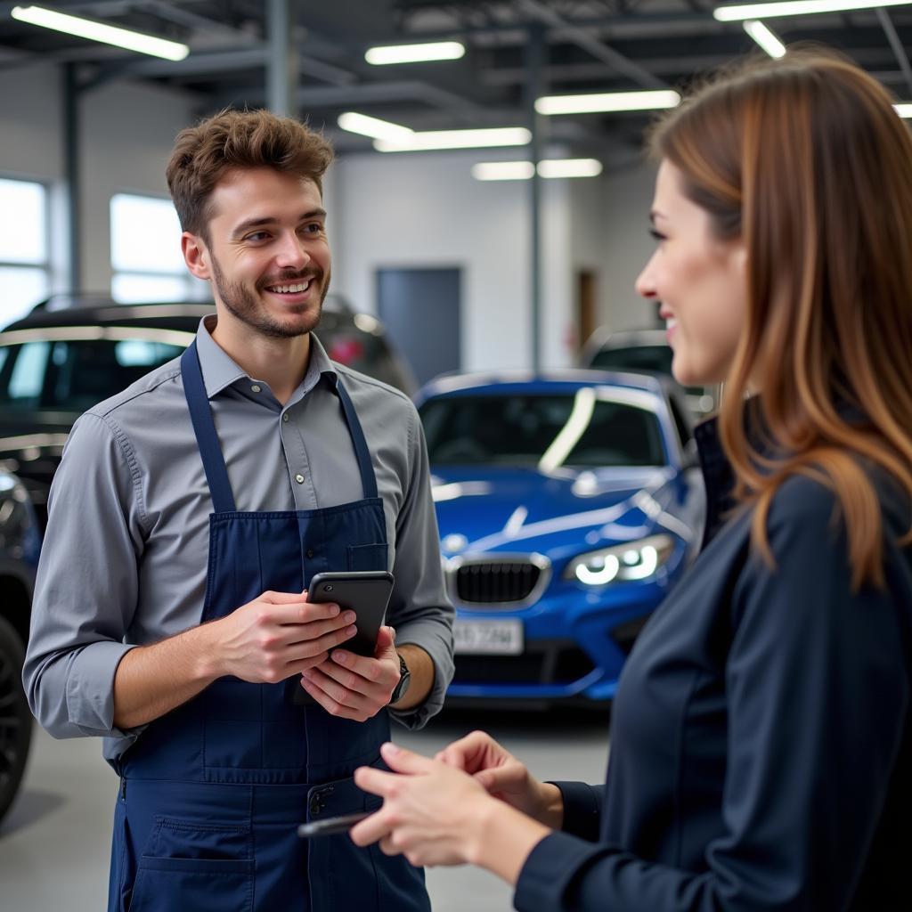 BMW Service Center Customer Experience