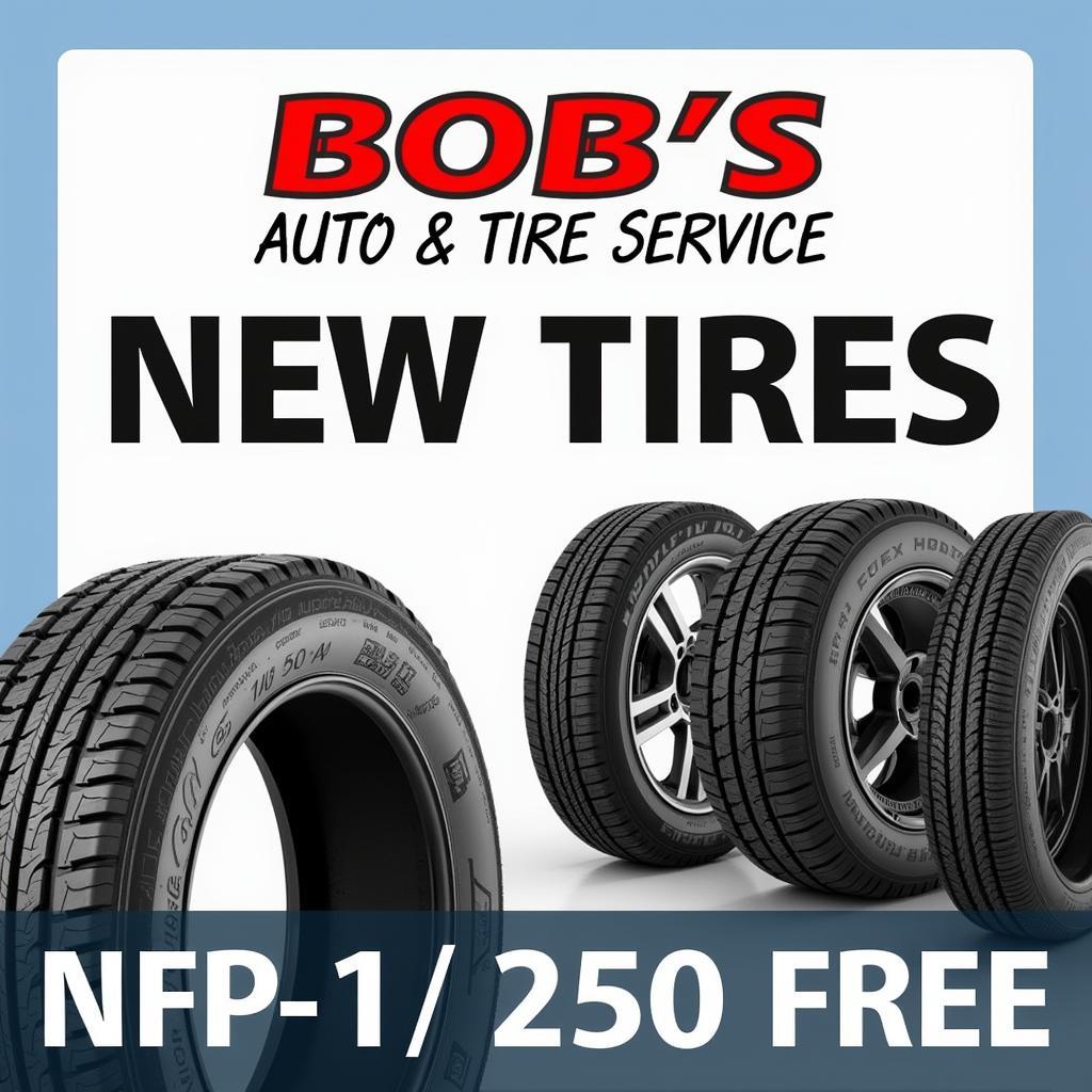 New Tires at Bob's Auto and Tire Service