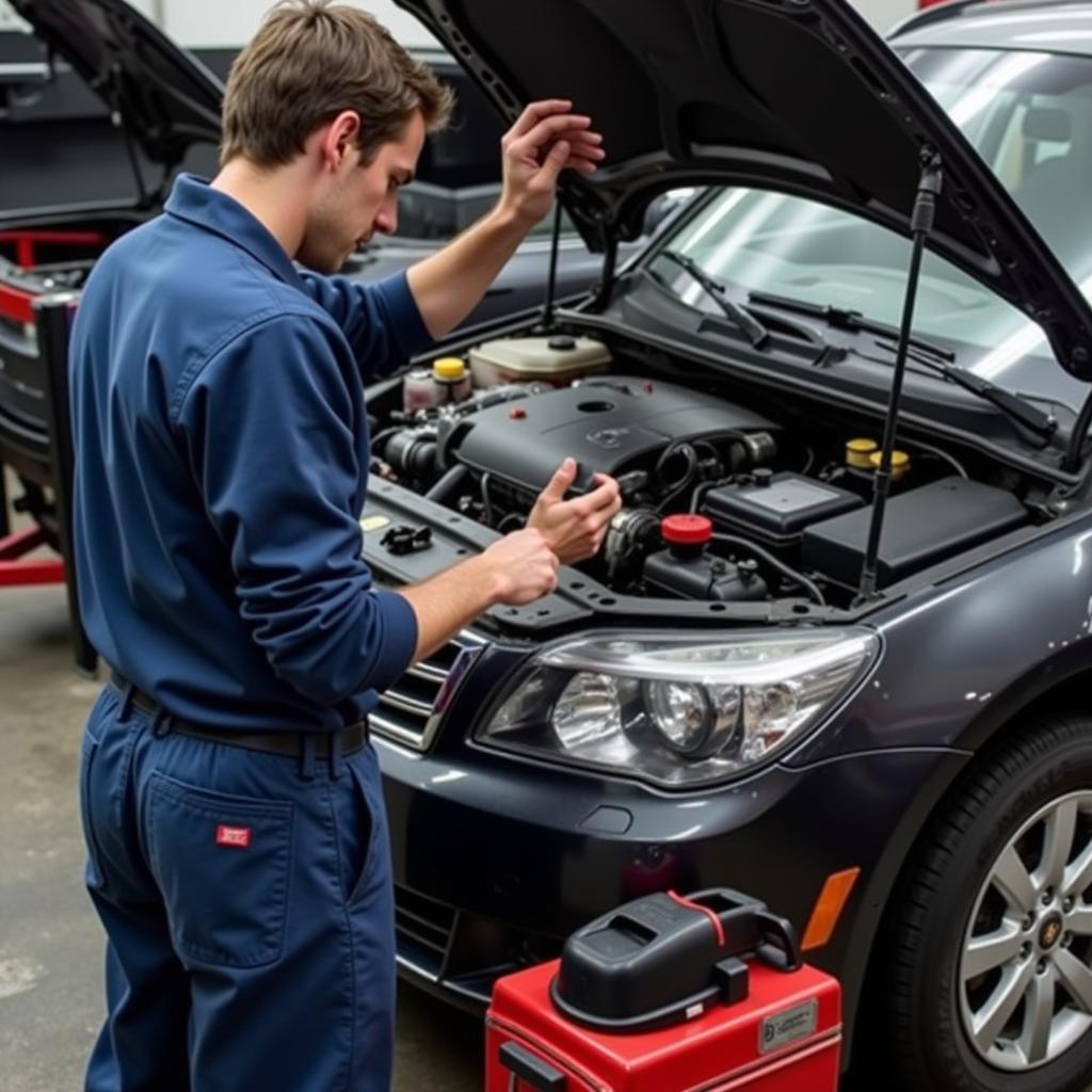 Skilled Technician at Work at Bob's Auto & Truck Service