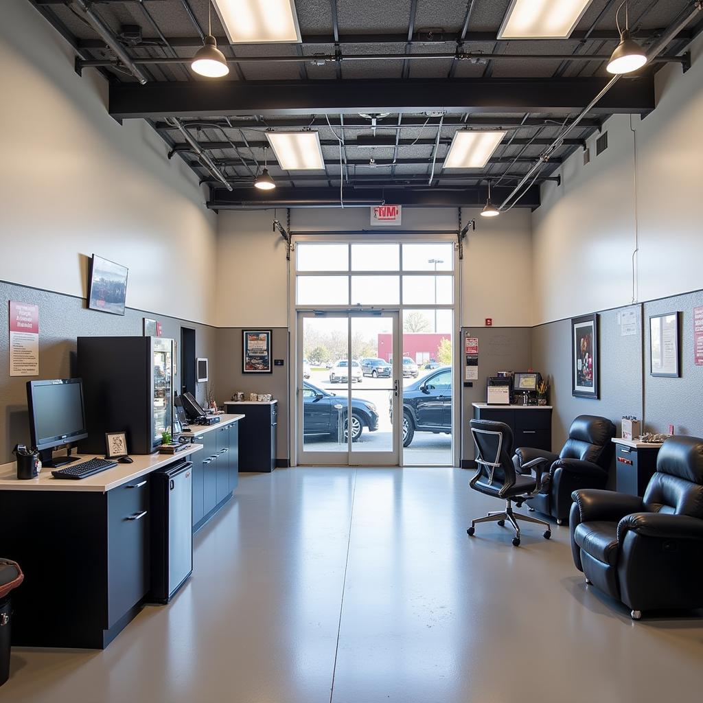 Bourbonnais Auto Service Shop Interior