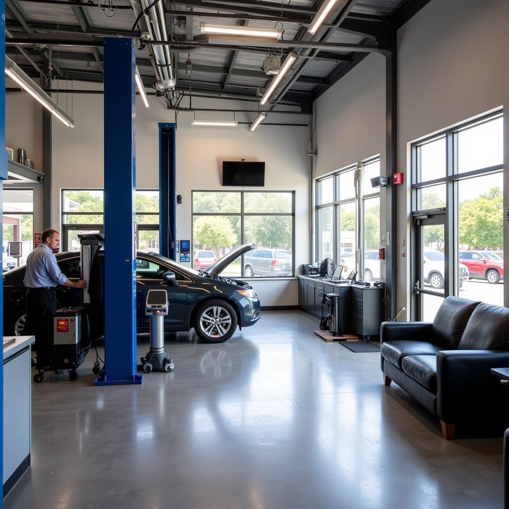 Boynton Beach Auto Repair Shop Interior