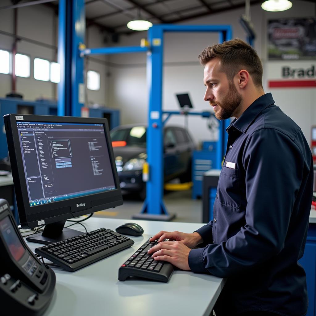 Modern Equipment in a Bradley Auto Service Shop