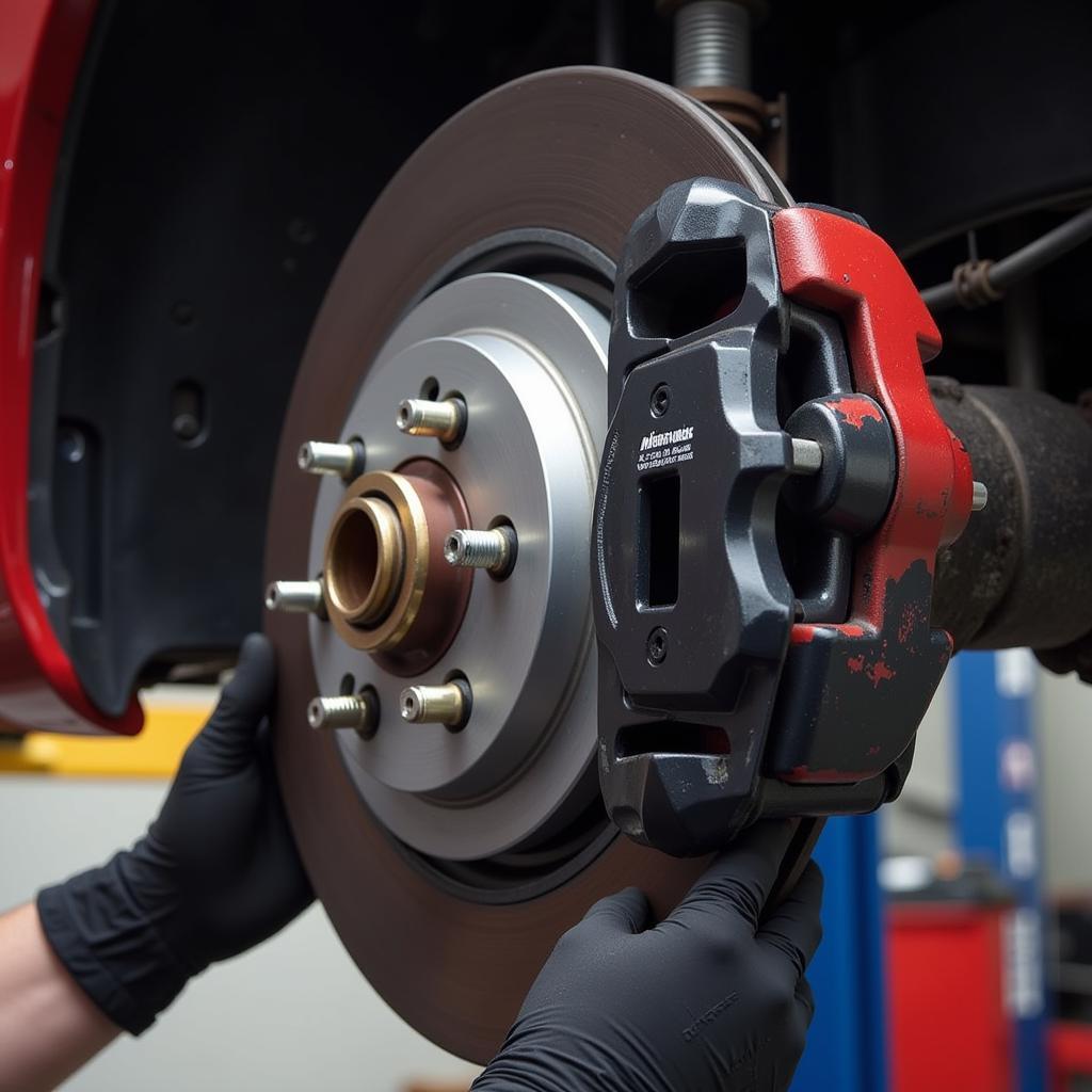 Brake Rotor and Caliper Service in Relation to Auto Hub