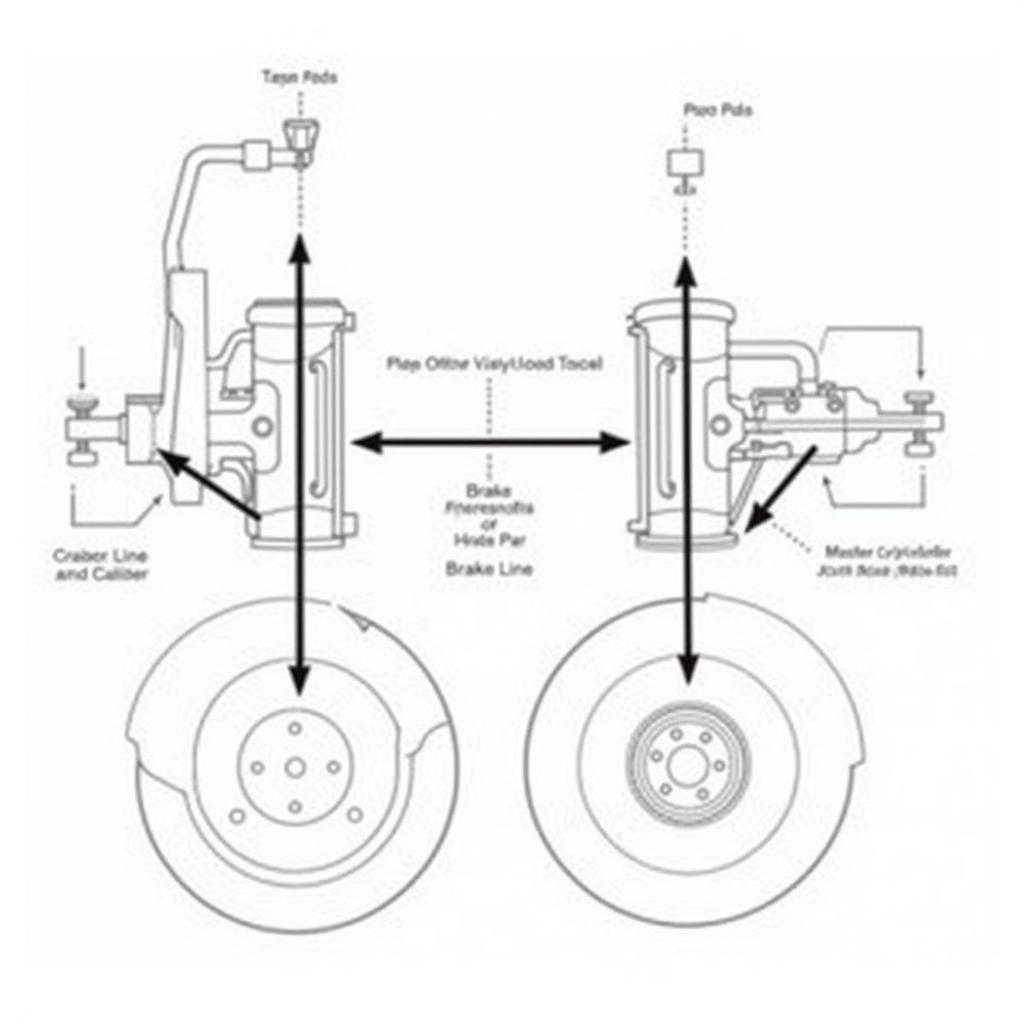 Brake System Components Diagram