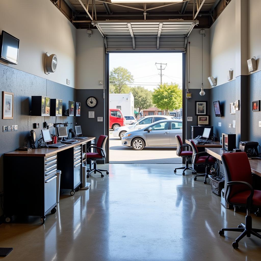 Modern Equipment and Clean Facility at a Broadway Auto Service