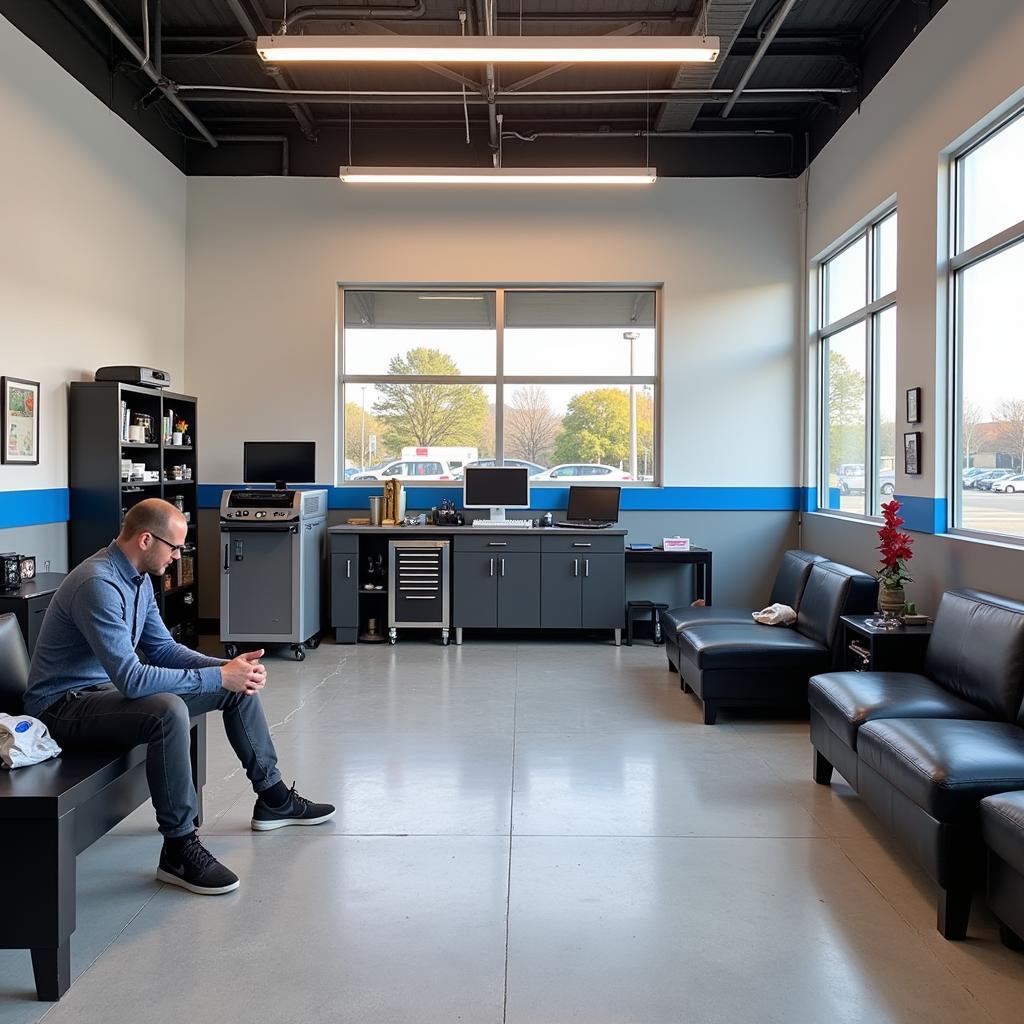 Modern and Clean Auto Service Shop Interior in Brookville, PA