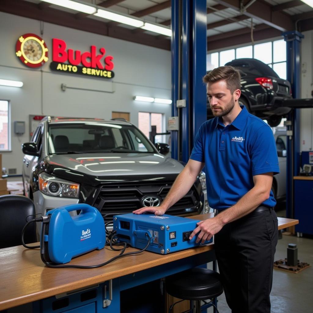 Buck's Auto Service Diagnostic Equipment