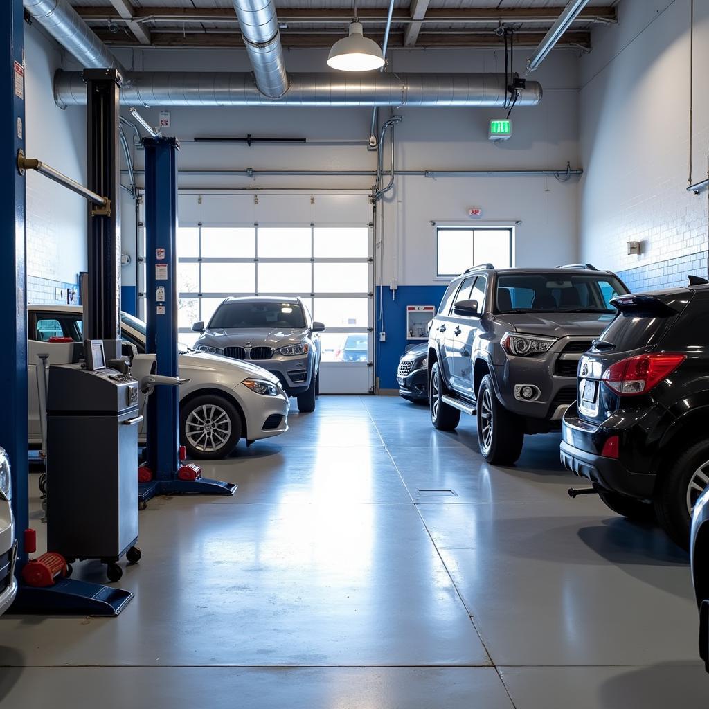 Calgary Auto Repair Shop Interior