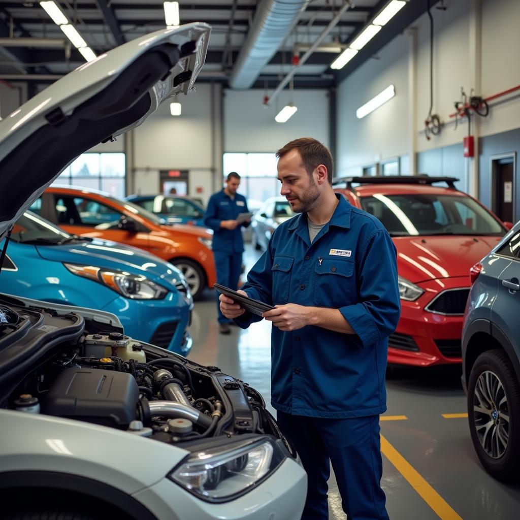 Camacho's Auto Service Technicians at Work