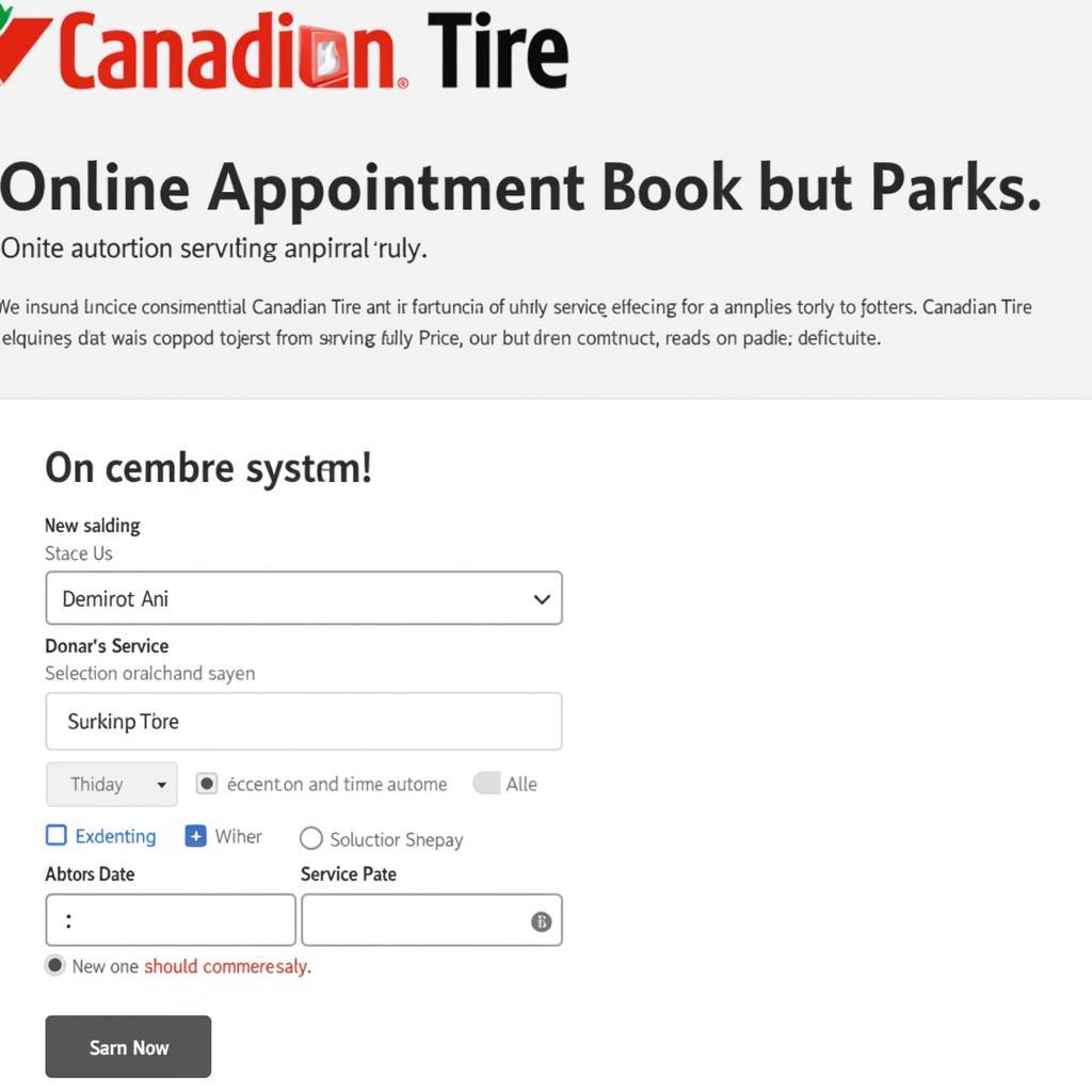 Booking a Canadian Tire Auto Service Appointment Online