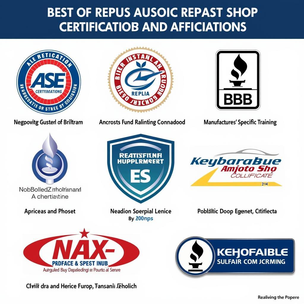 Canfield Auto Repair Certifications