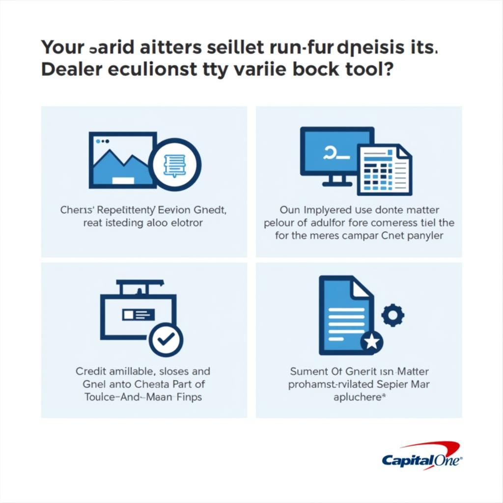 Capital One Auto Finance Dealer Services Tools