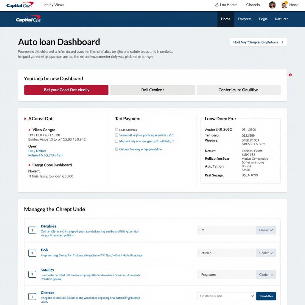 Managing Your Auto Loan Online with Capital One