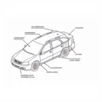 Car AC Components Diagram