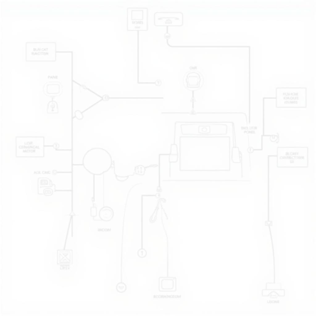 Car AC Dashboard Components Diagram