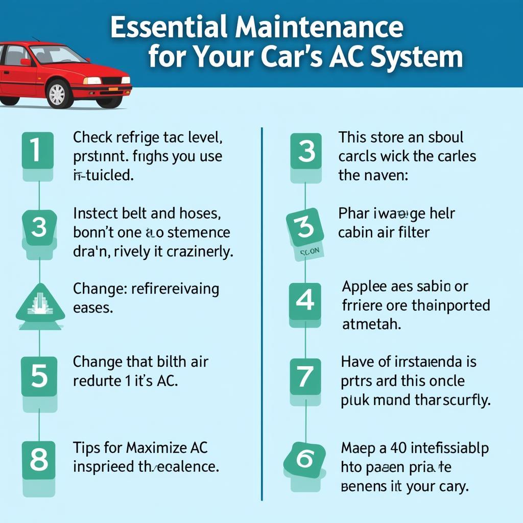 Car AC Maintenance Checklist