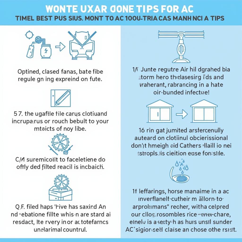 Car AC Maintenance Tips infographic