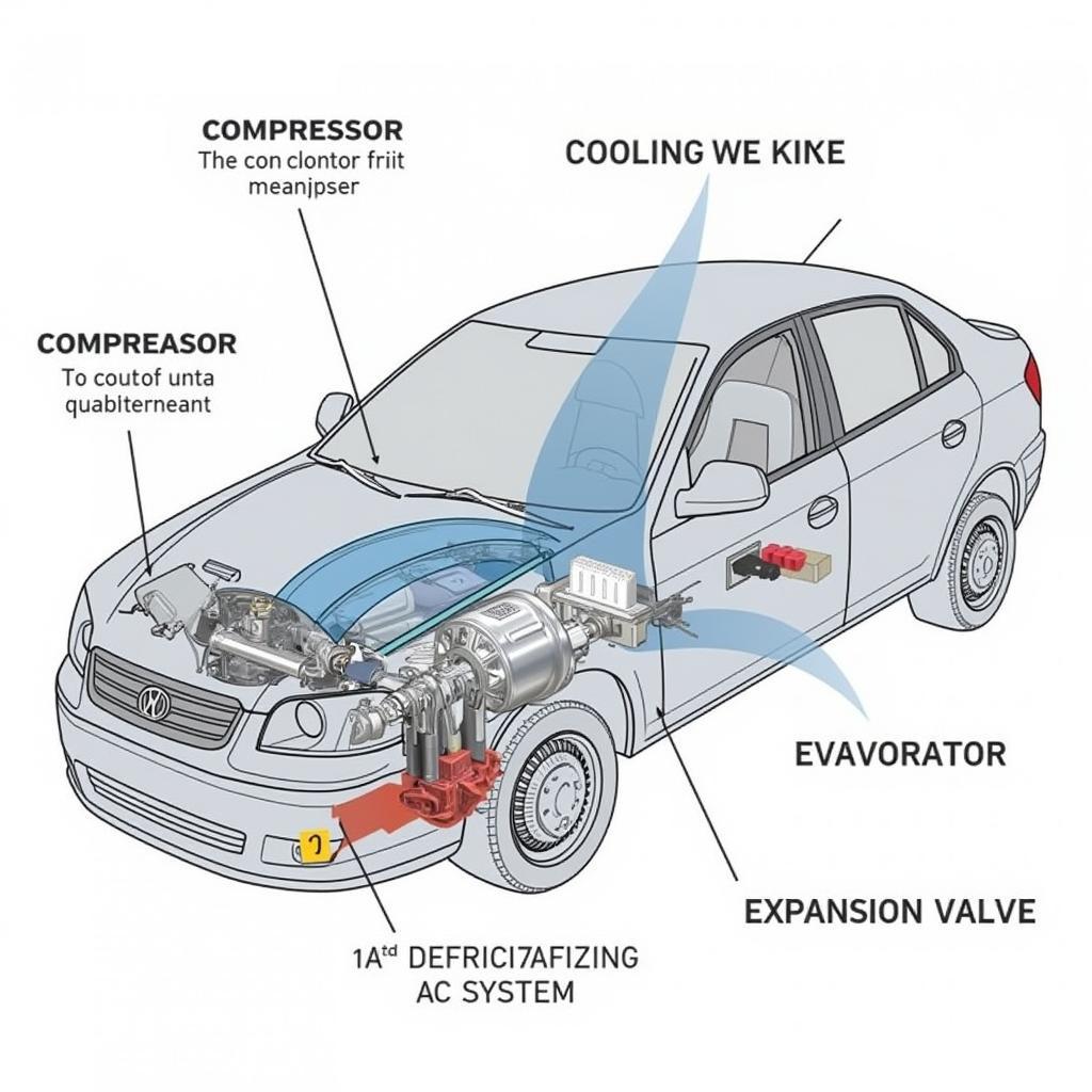 Car AC System Components