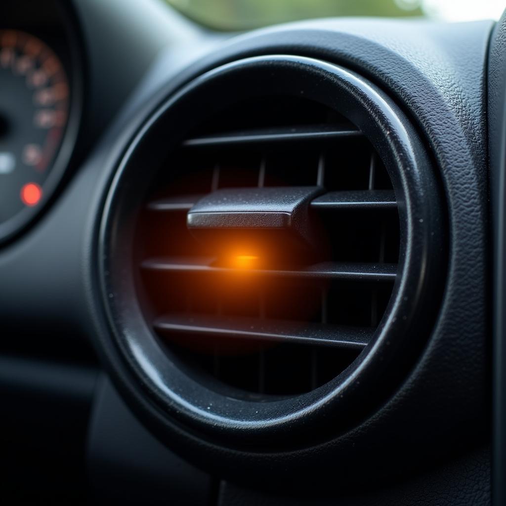 Car AC Vent Blowing Warm Air