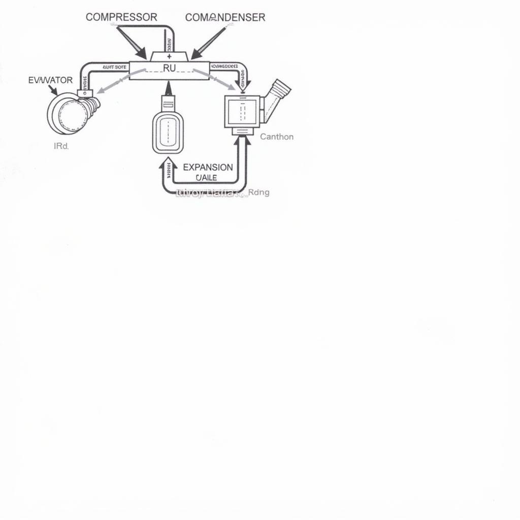 Car AC System Diagram