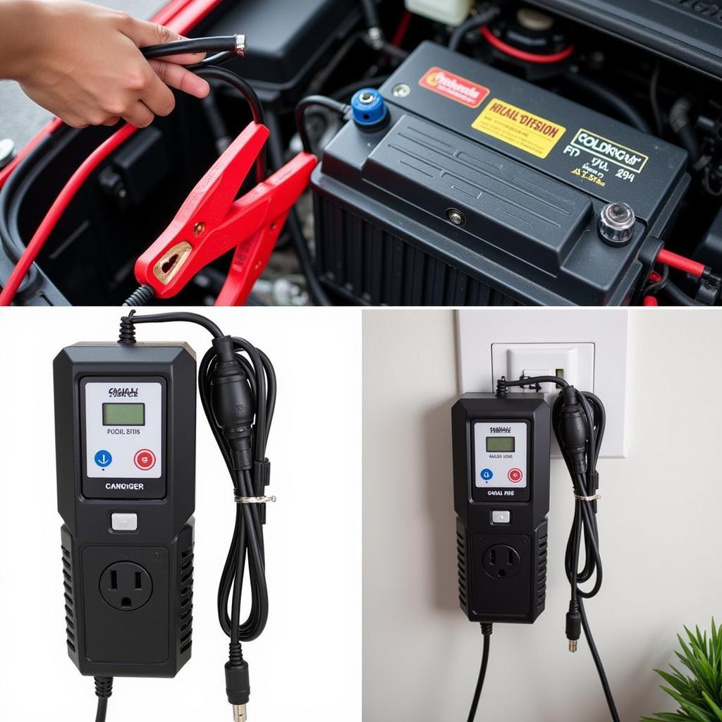 Car Battery Charging Process