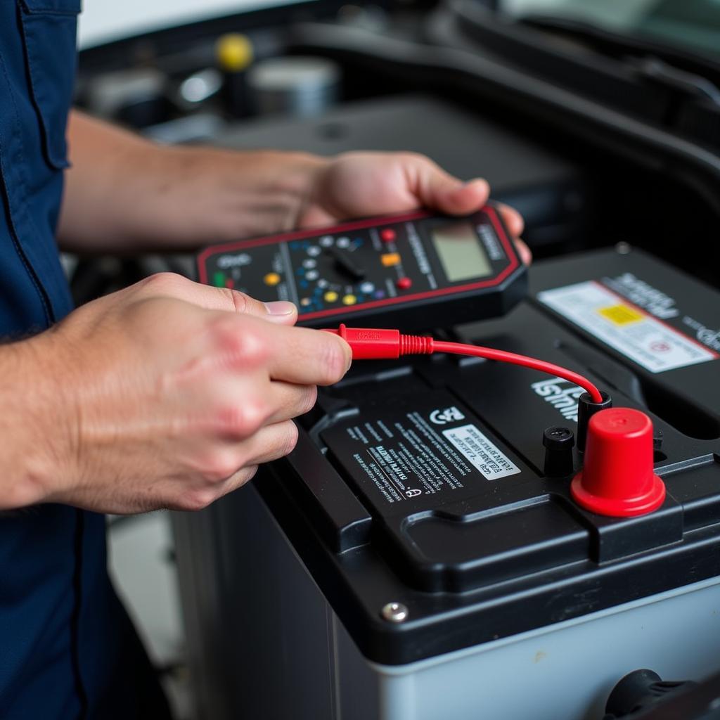 Car Battery Inspection