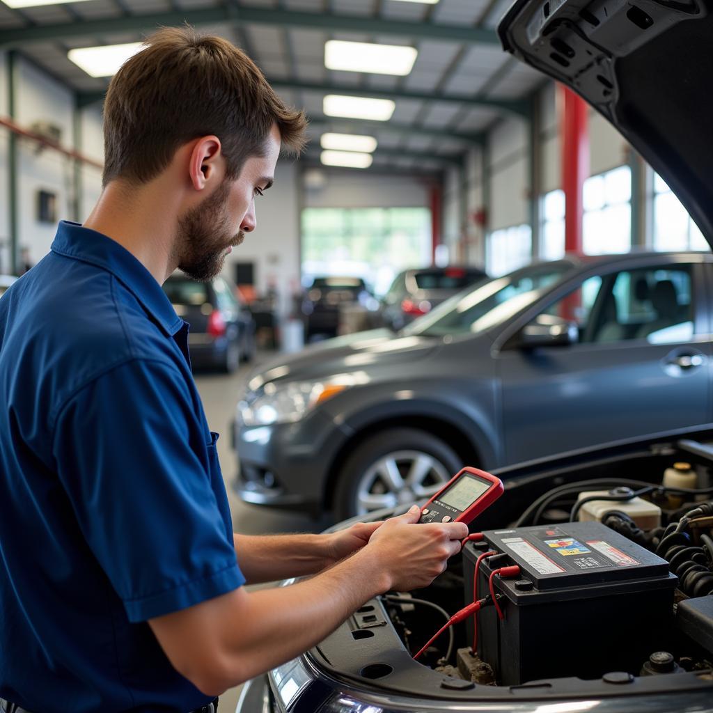 Car Battery Testing in Cranston, RI