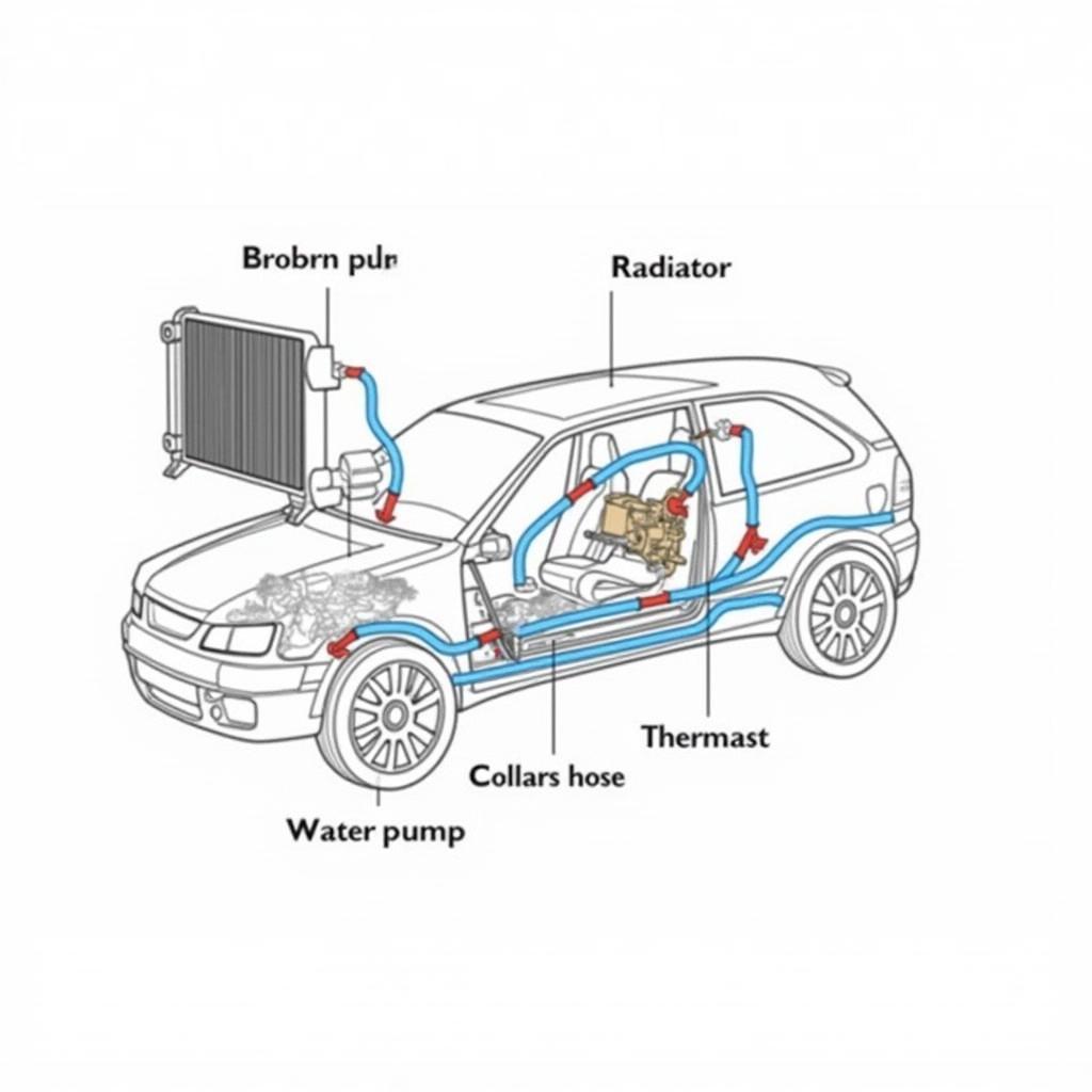 Car Cooling System Diagram