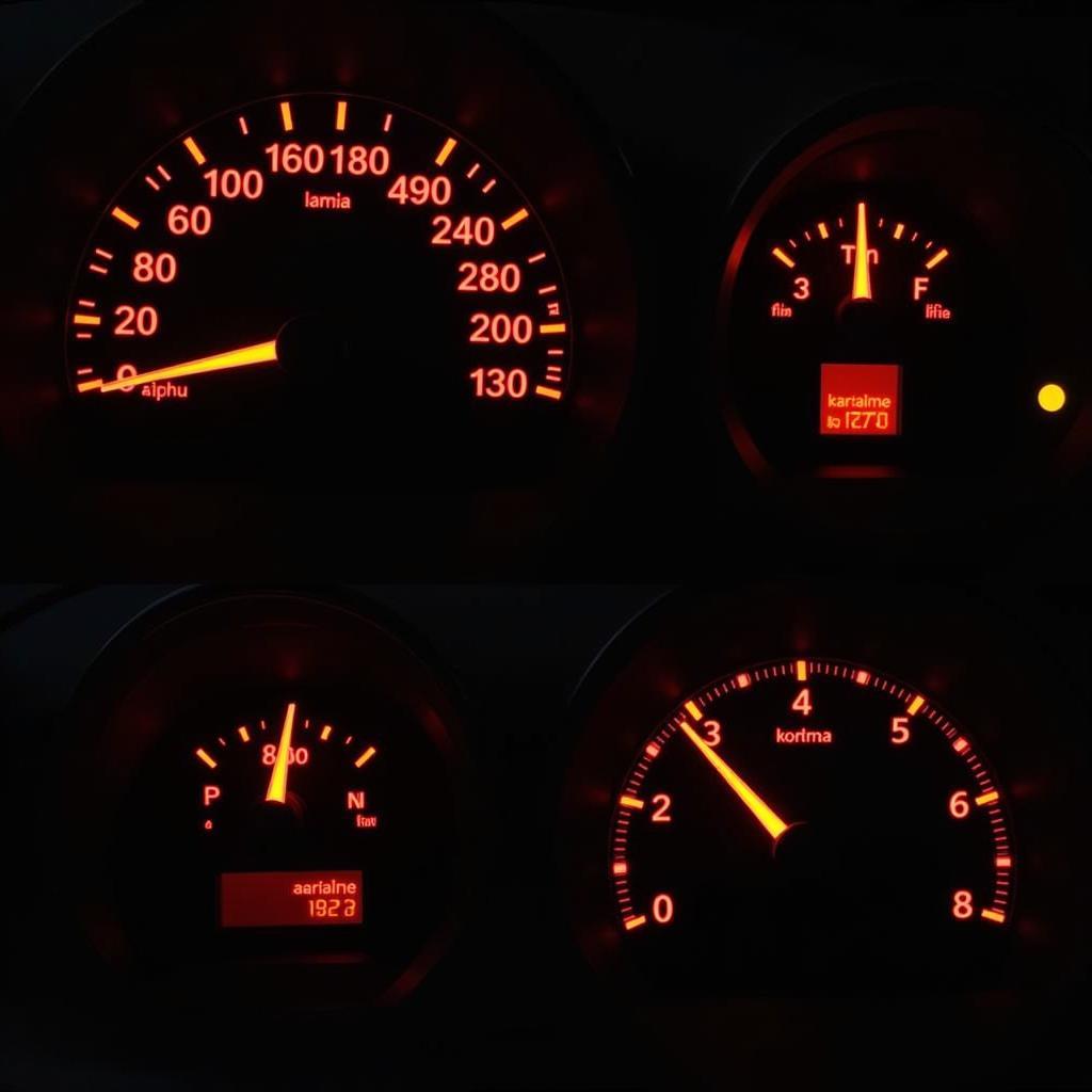 Car Dashboard Warning Lights