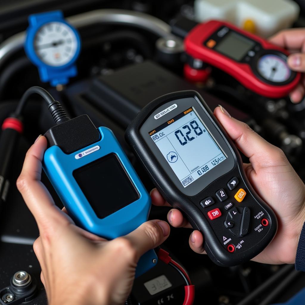 Car Diagnostic Tools in an Auto Service Center