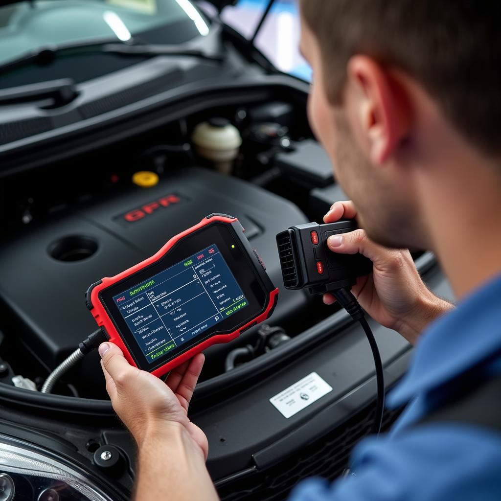 Car Diagnostic Tools in Use