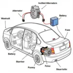 Car Electrical System Diagram