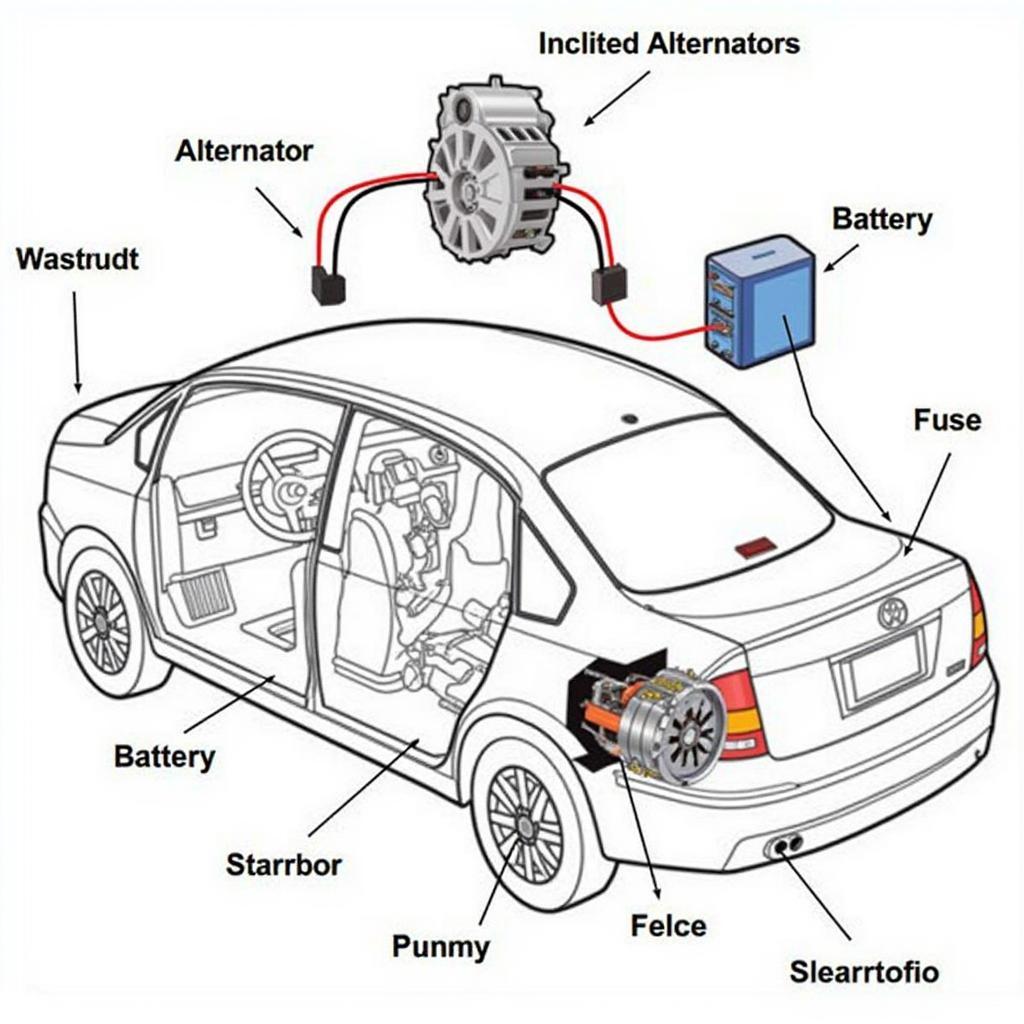 Car Electrical System Diagram