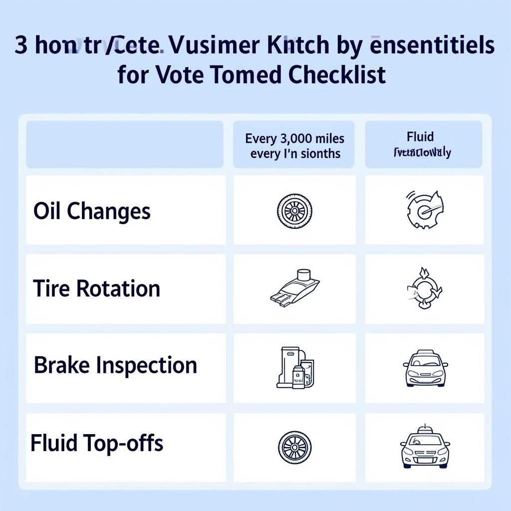 Essential Car Maintenance Checklist