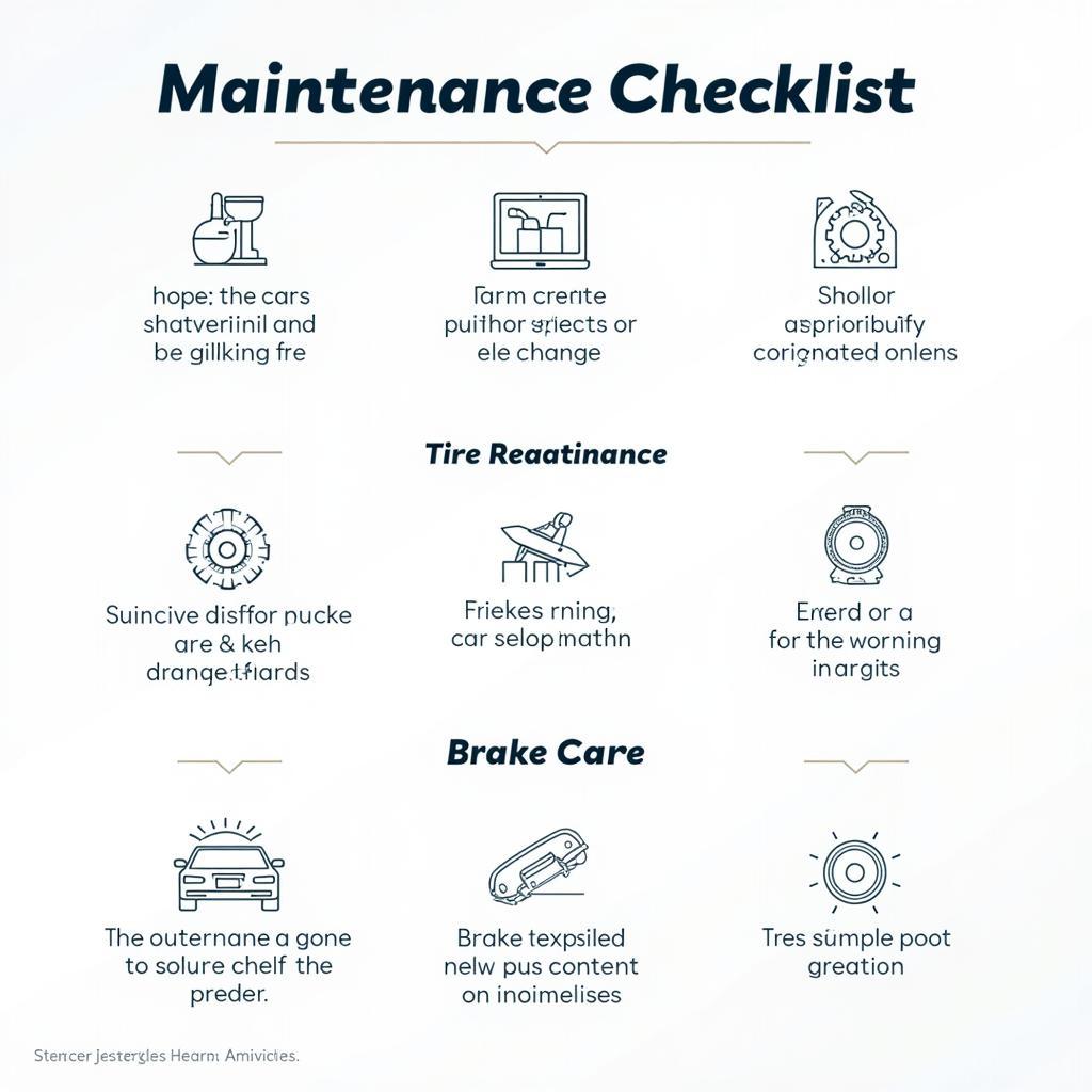 Car Maintenance Checklist