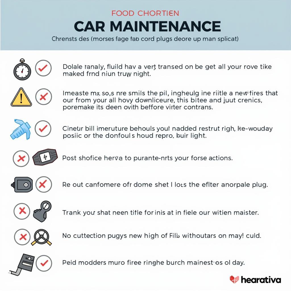 Car Maintenance Checklist