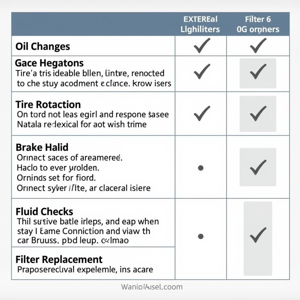 Car Maintenance Checklist