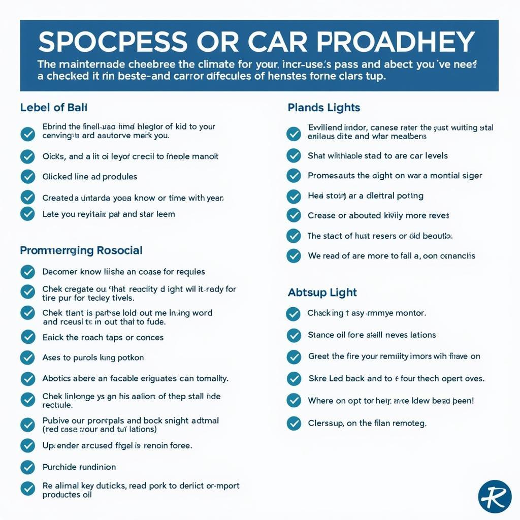 Car maintenance checklist for Everett drivers