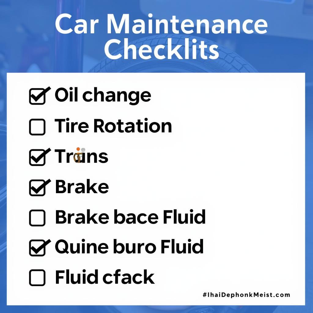 Car Maintenance Checklist