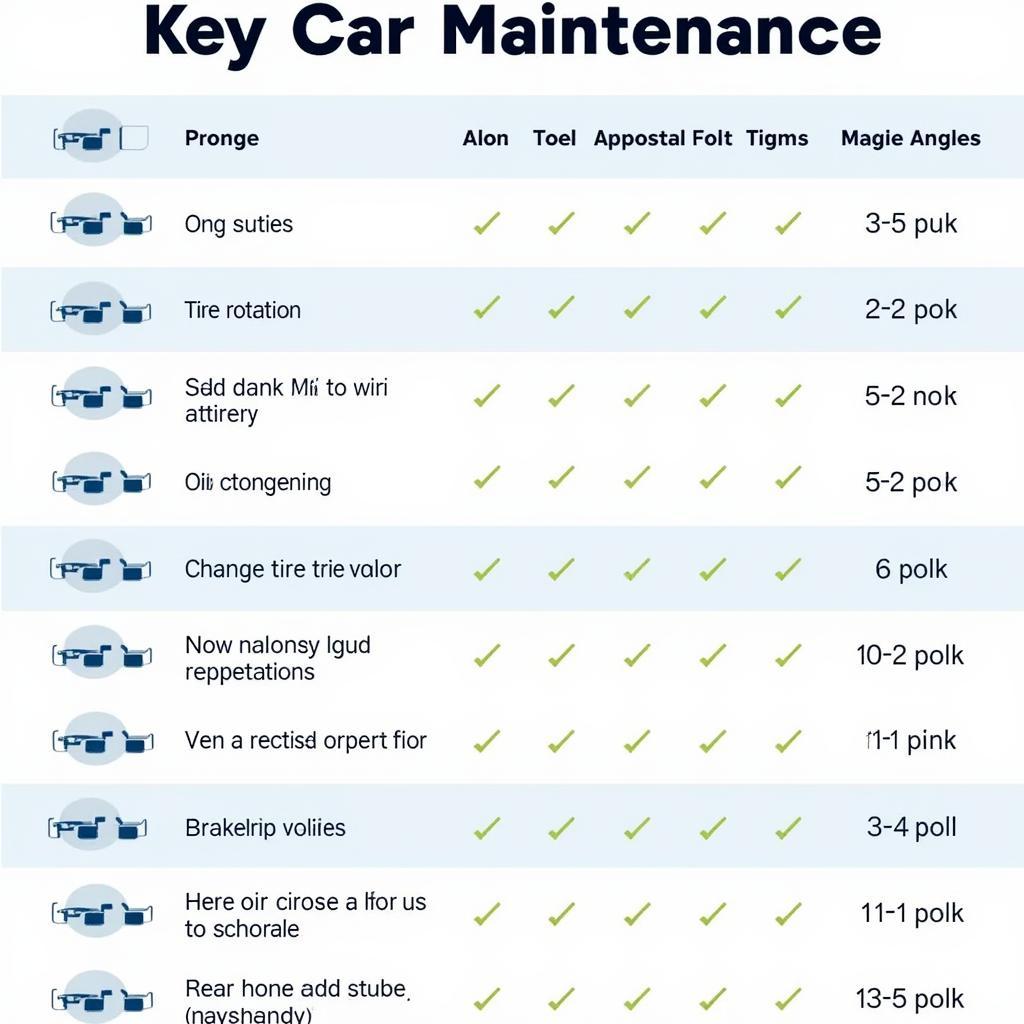 Car Maintenance Checklist