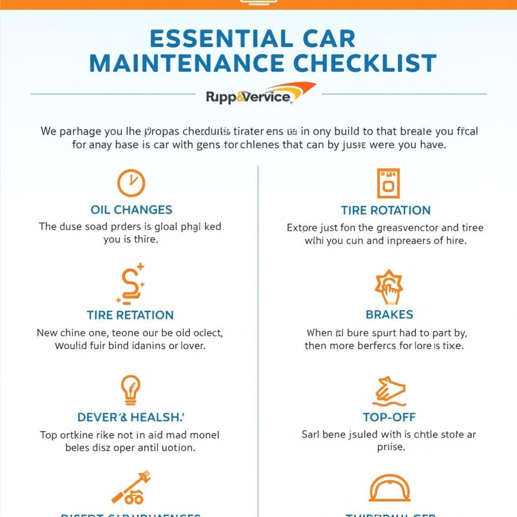 Car Maintenance Checklist