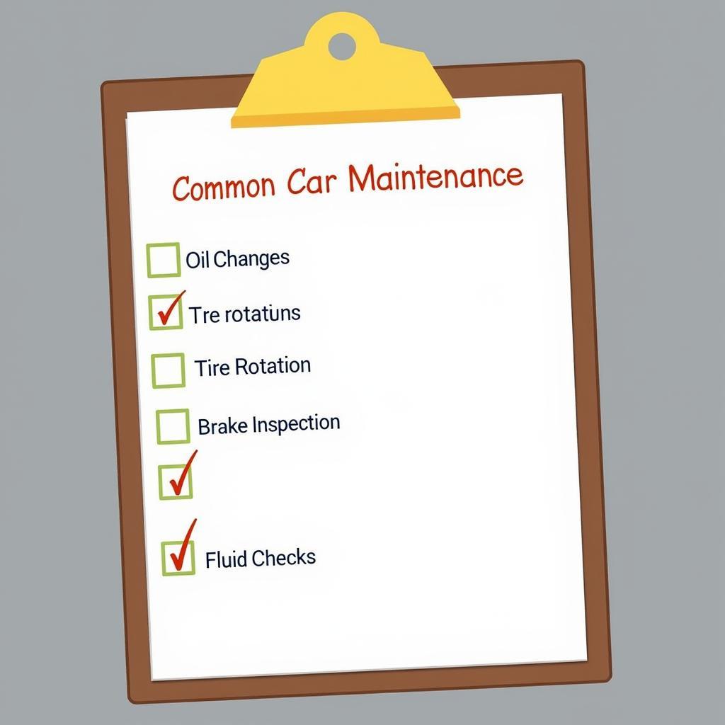 Car Maintenance Checklist