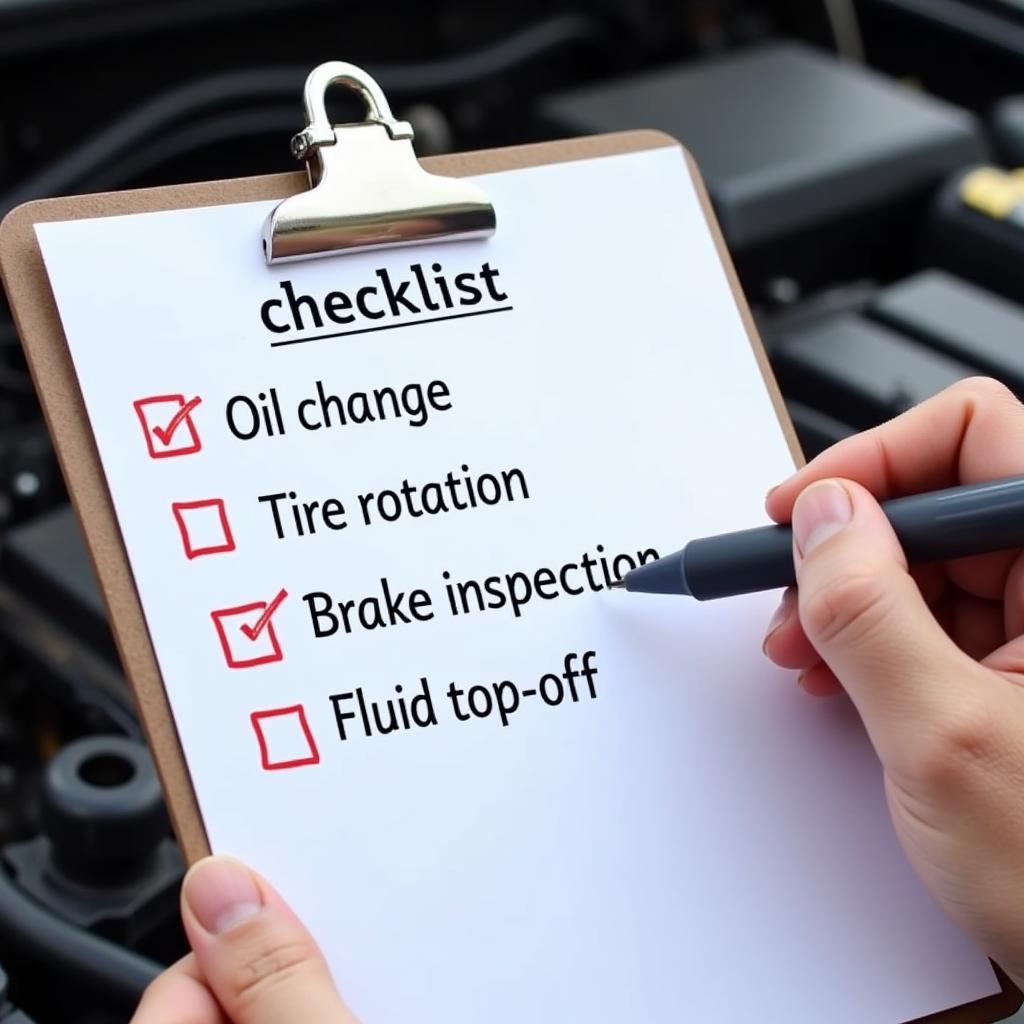 Car Maintenance Checklist