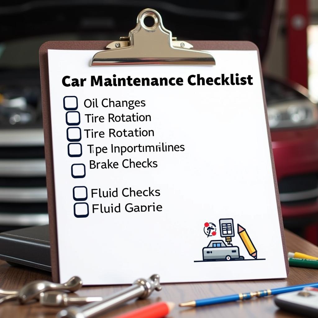 Car Maintenance Checklist Carrollton GA