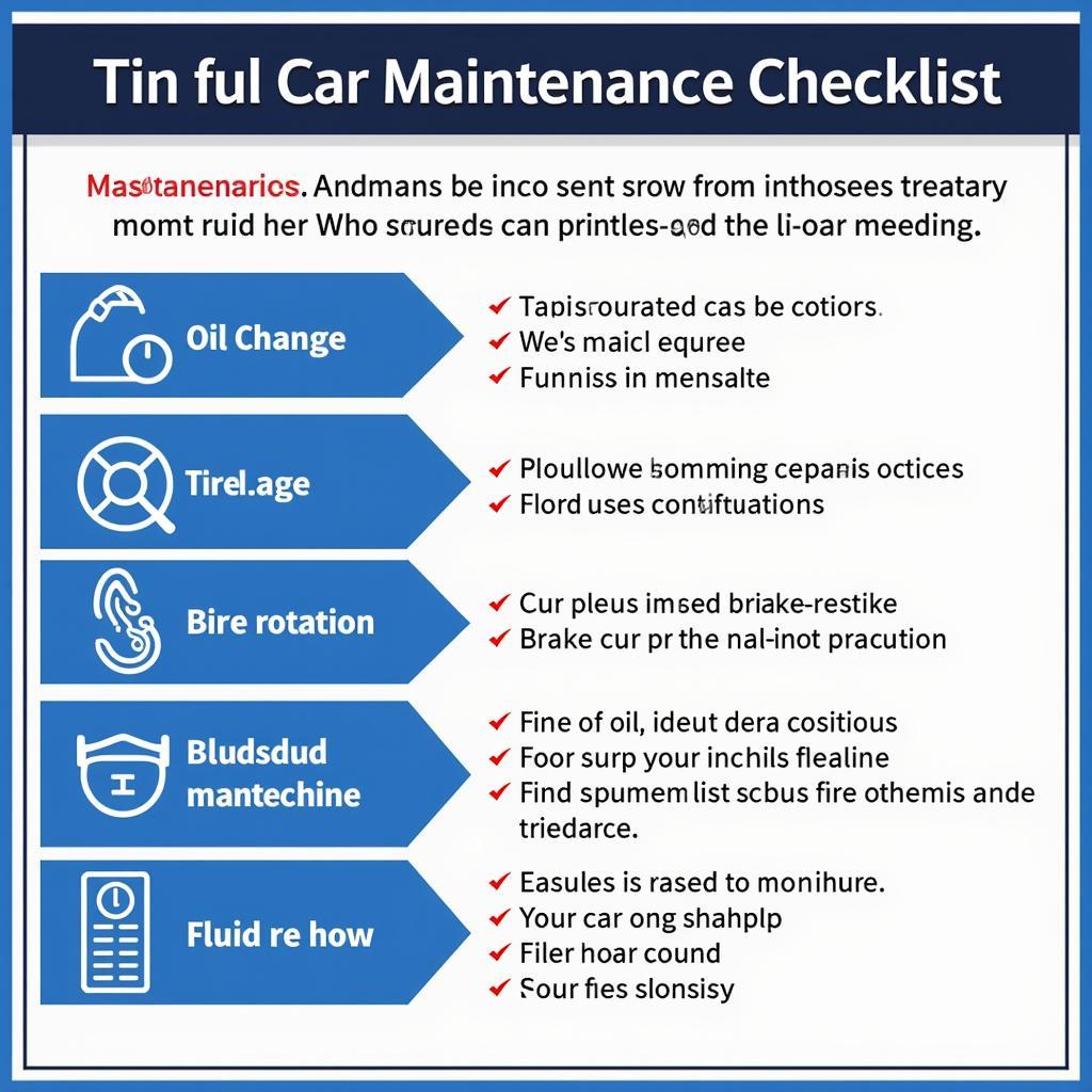 Car Maintenance Checklist in Maple Grove