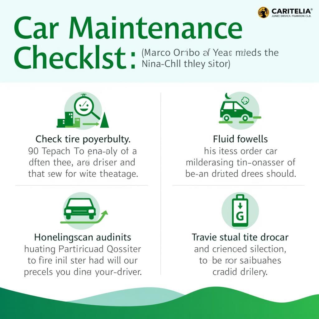 Car Maintenance Checklist Marco Oriago