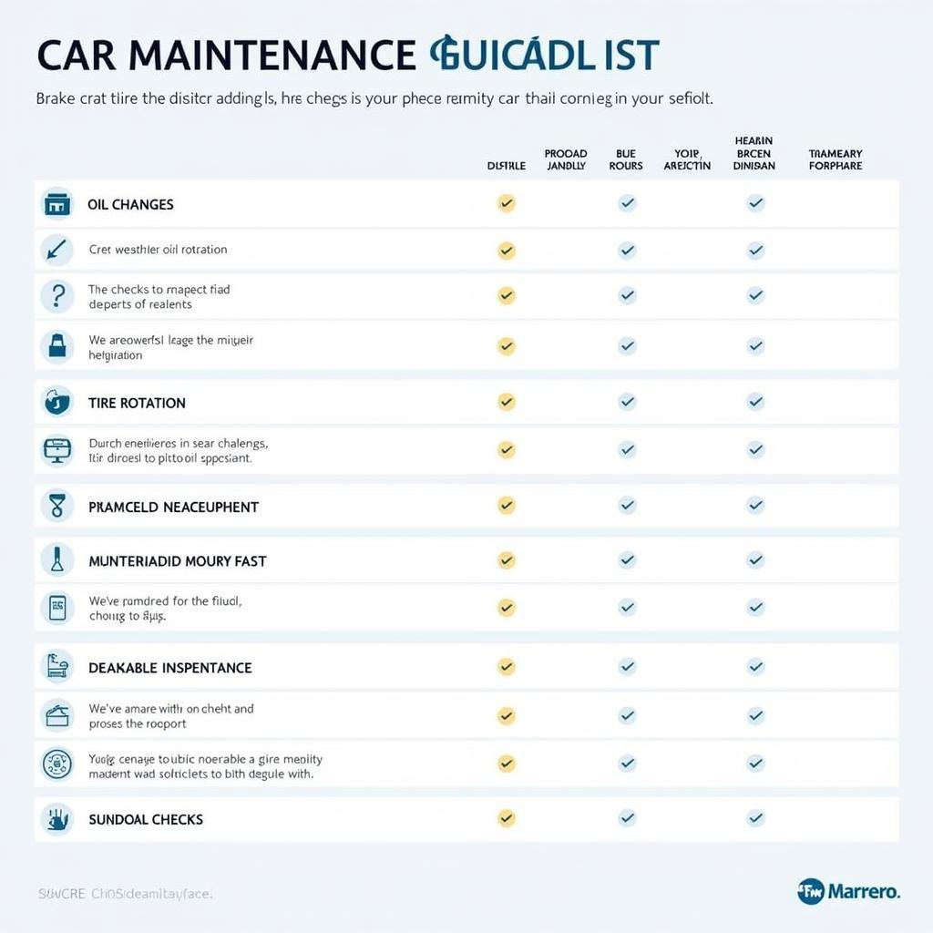 Car Maintenance Checklist for Marrero Auto Service